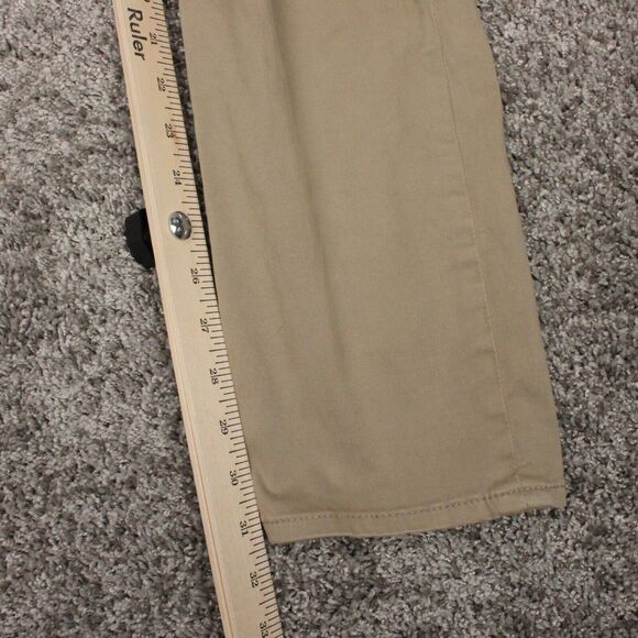 Lucky Brand 121 Heritage Slim Fit Pants Mens 29x32 Khaki Cotton - Picture 5 of 10